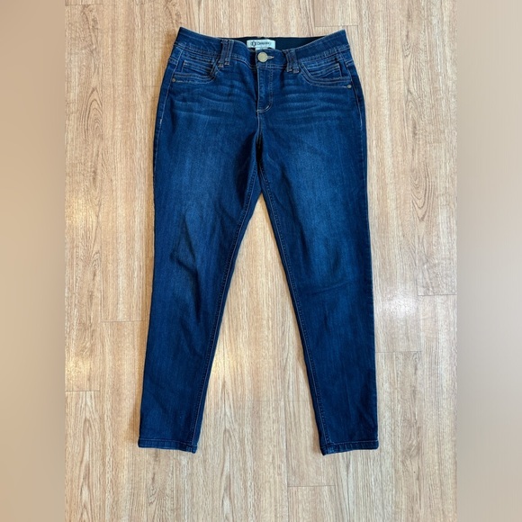 Democracy Womens Ab Technology Skinny Jeans Blue B1641XXBX Size 10 - Picture 1 of 7